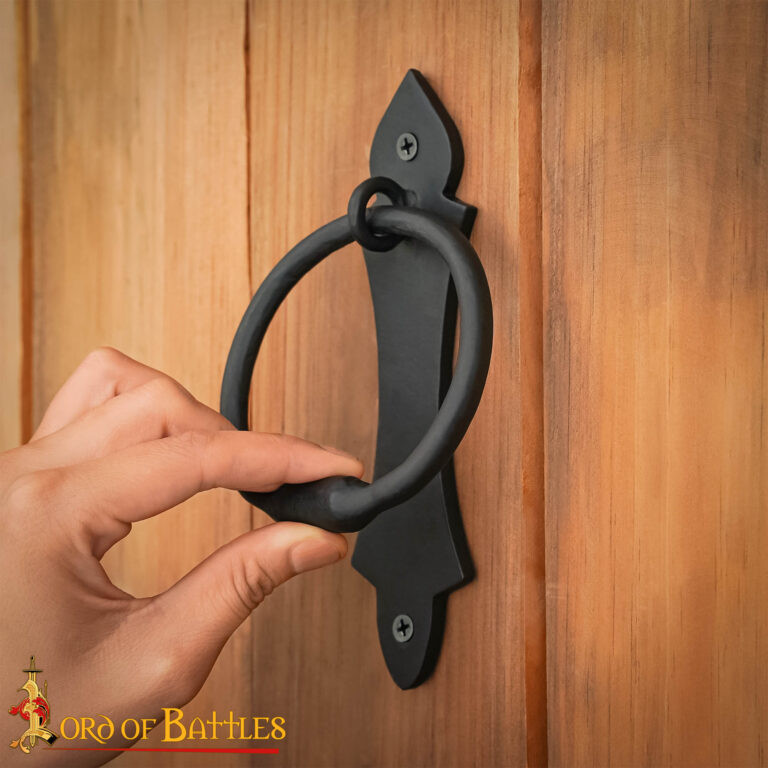 Medieval hand-forged door knocker