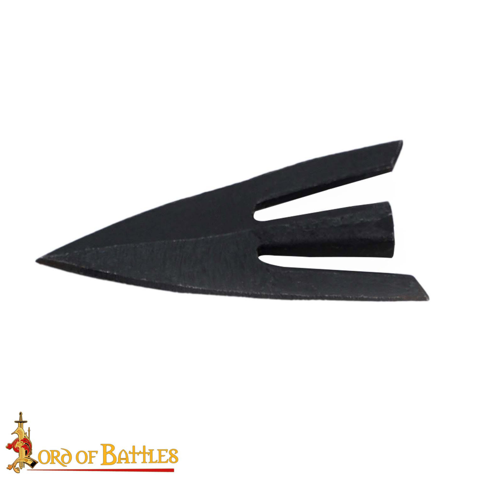 Set of 3 swallowtail arrow tips (6 cm.)