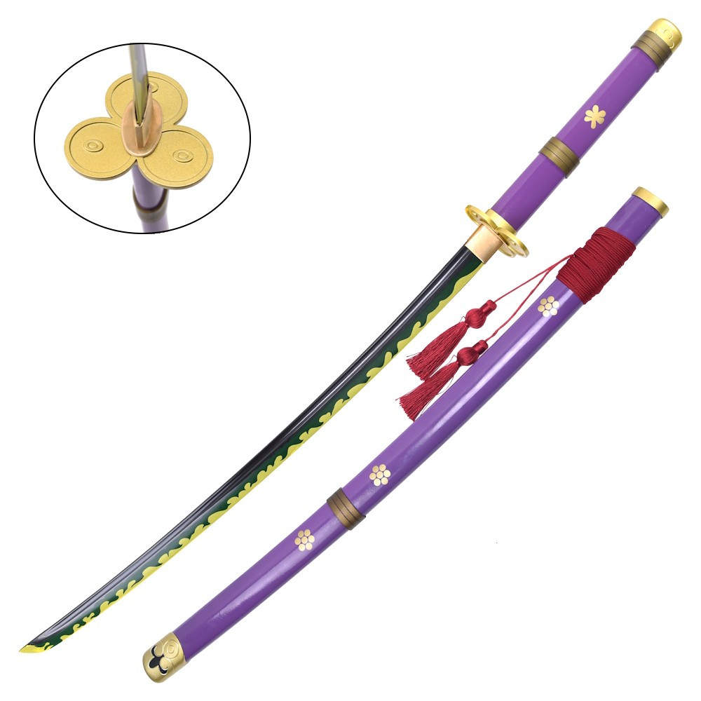 Decorative unofficial handmade Enma purple Zoro sword - One Piece