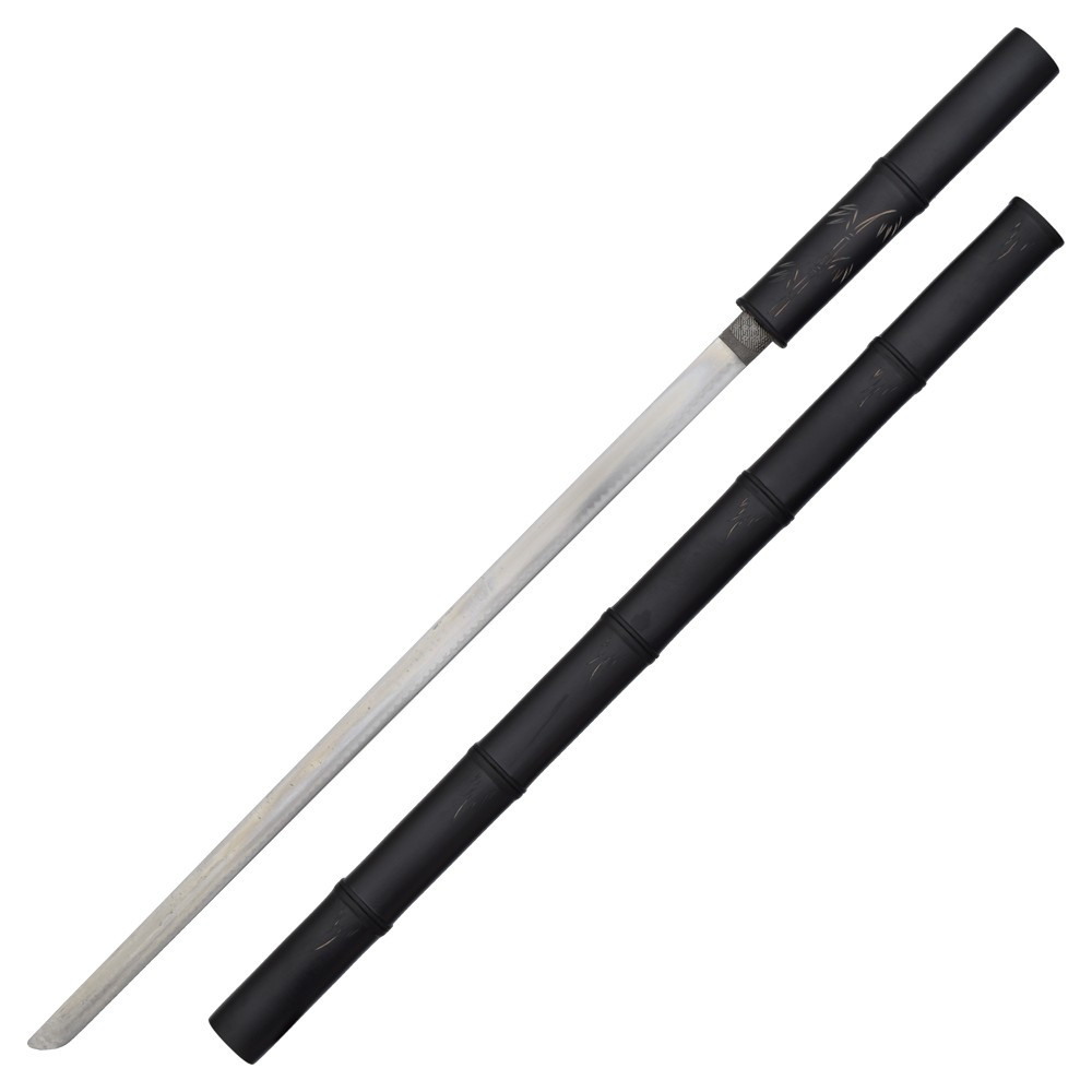 Decorative Katana Model Sheath Design Black Bamboo
