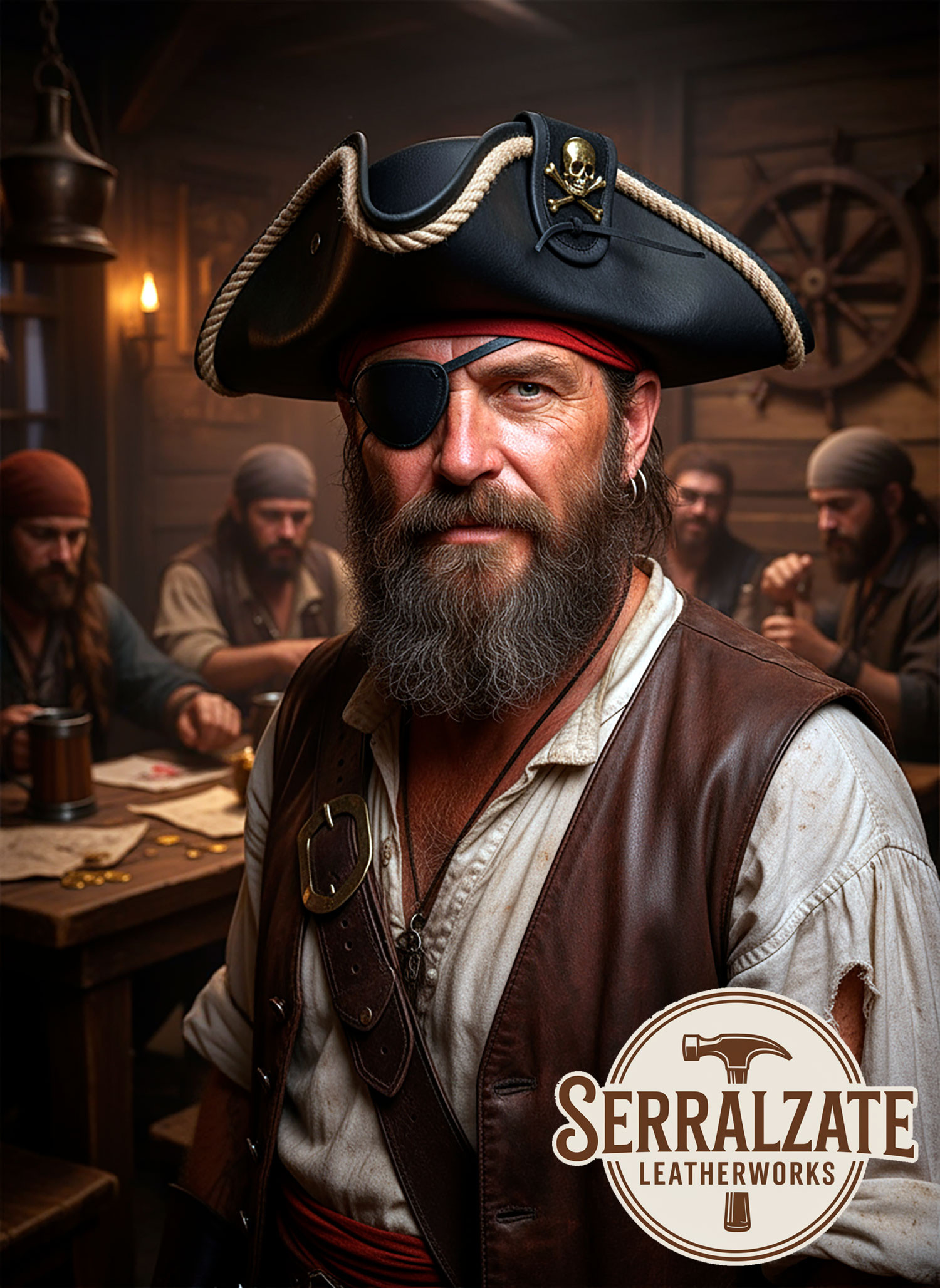 Handmade Captain Jack Pirate Hat