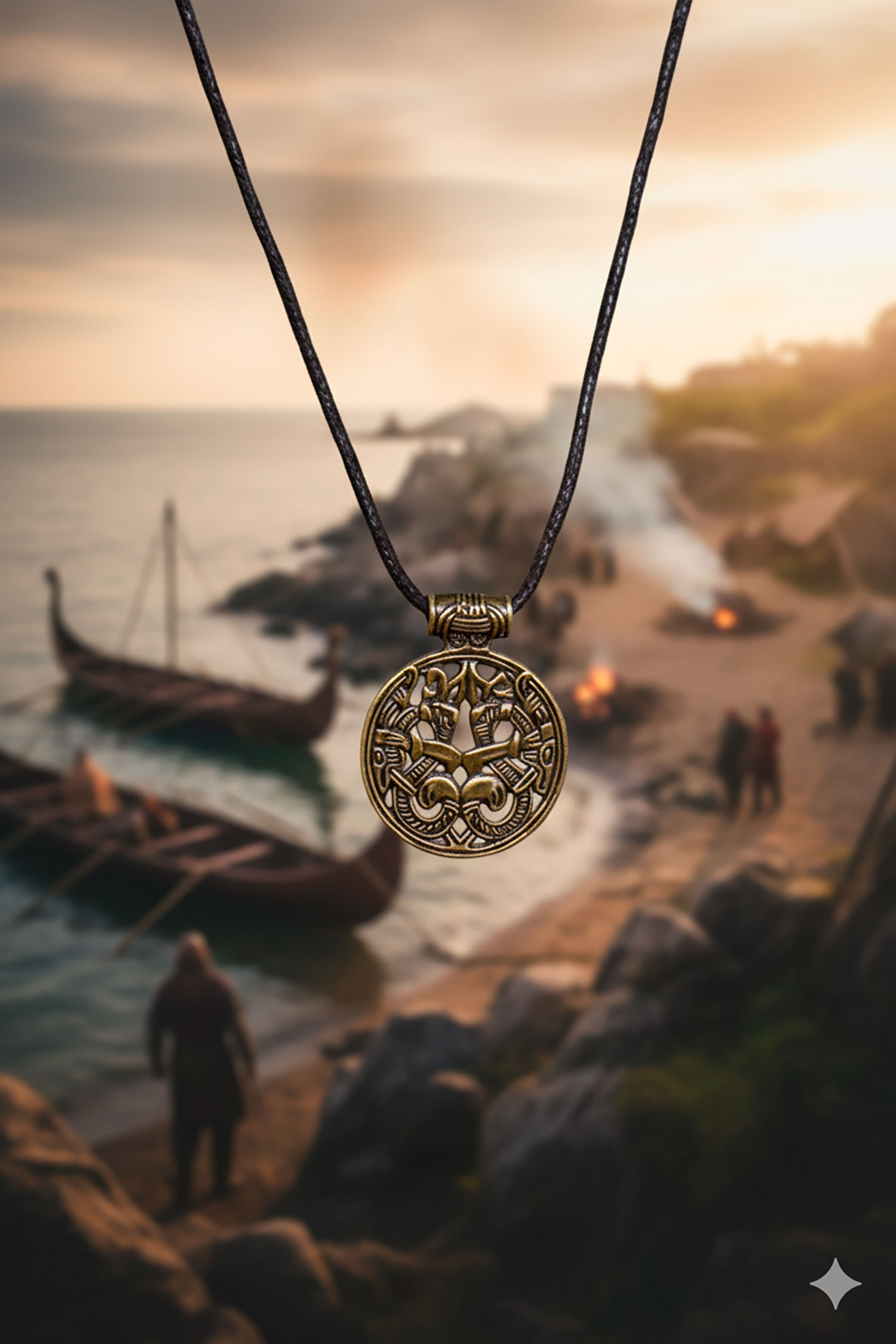 Viking Pendant Edekan - Gold