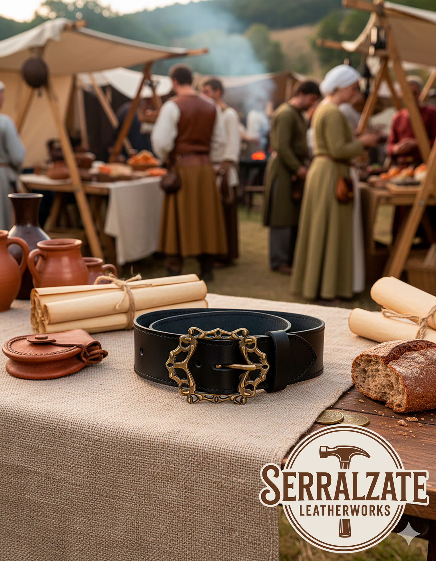 Medieval Belt Basilio - Black