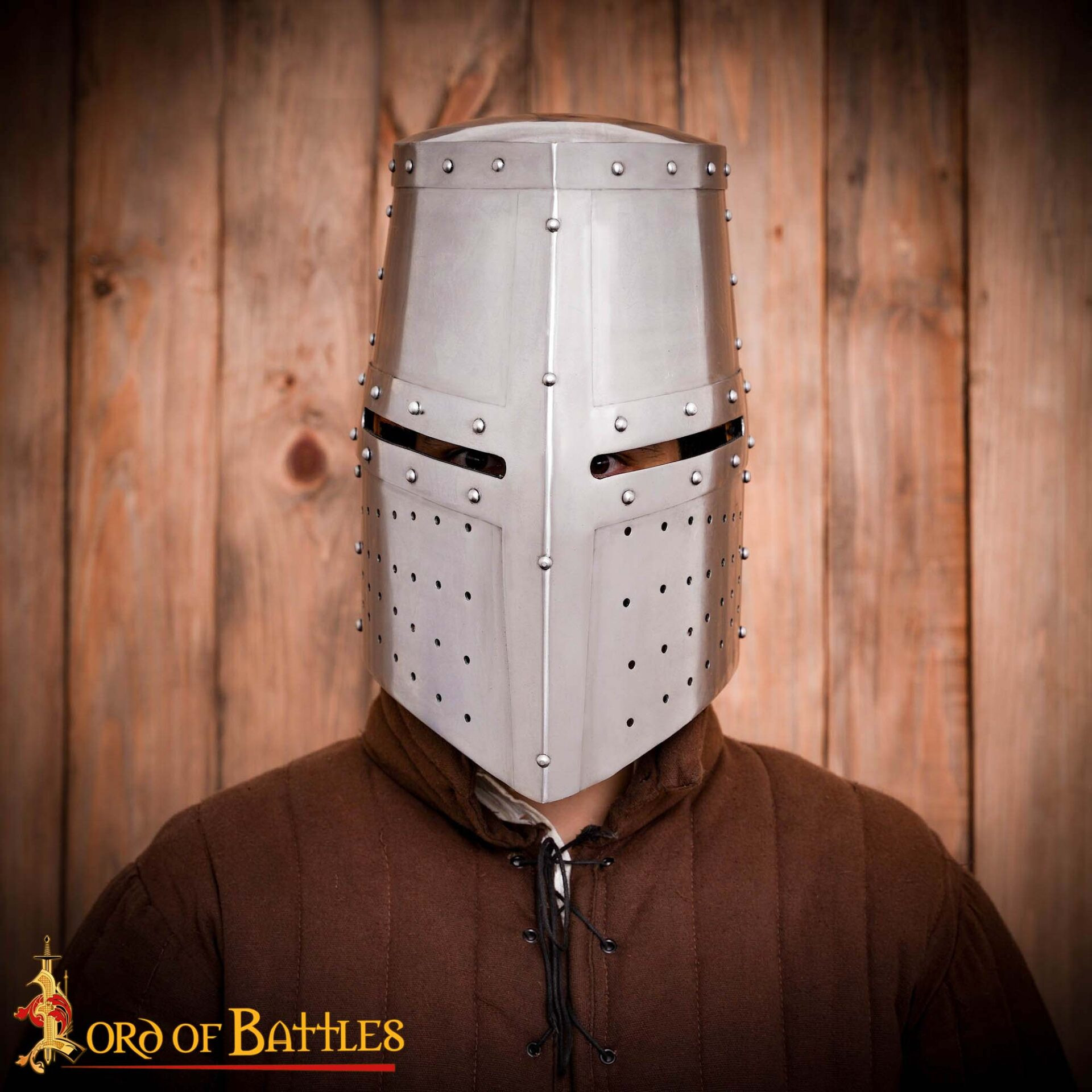 Medieval Knight Yelmo from the 13th-14th centuries, caliber 16