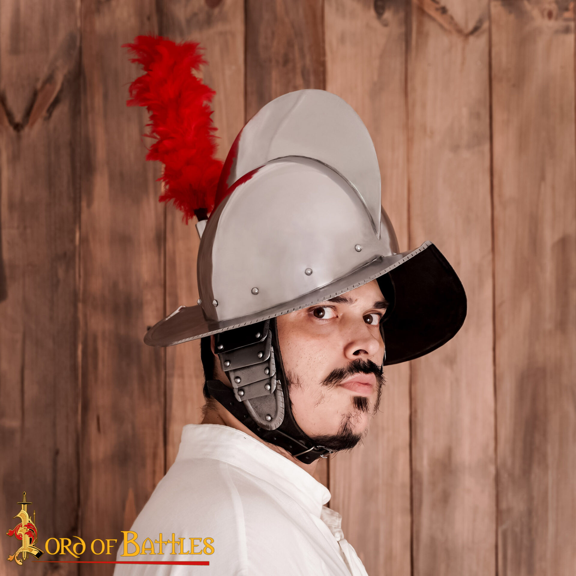 Spanish Morion with feather crest from the 16th-17th centuries