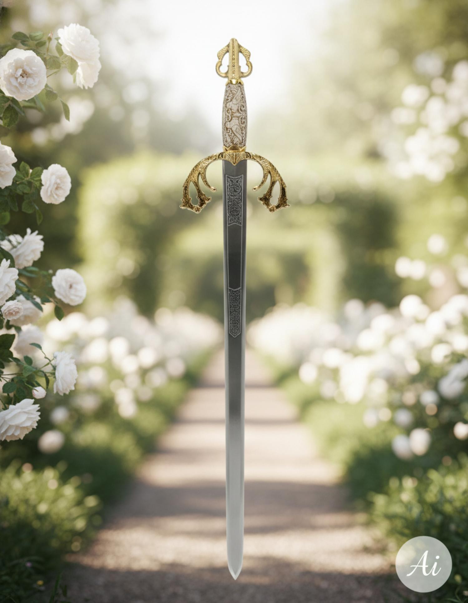 Tizona sword for weddings (with engraved personalized text)