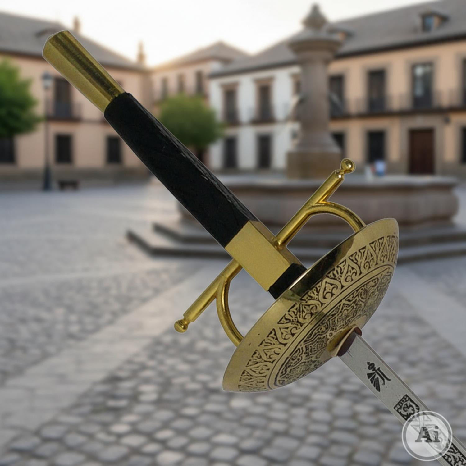 Decorative Spanish Floret, Gold