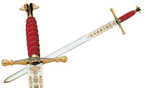 Charles V Mandoble in Gold