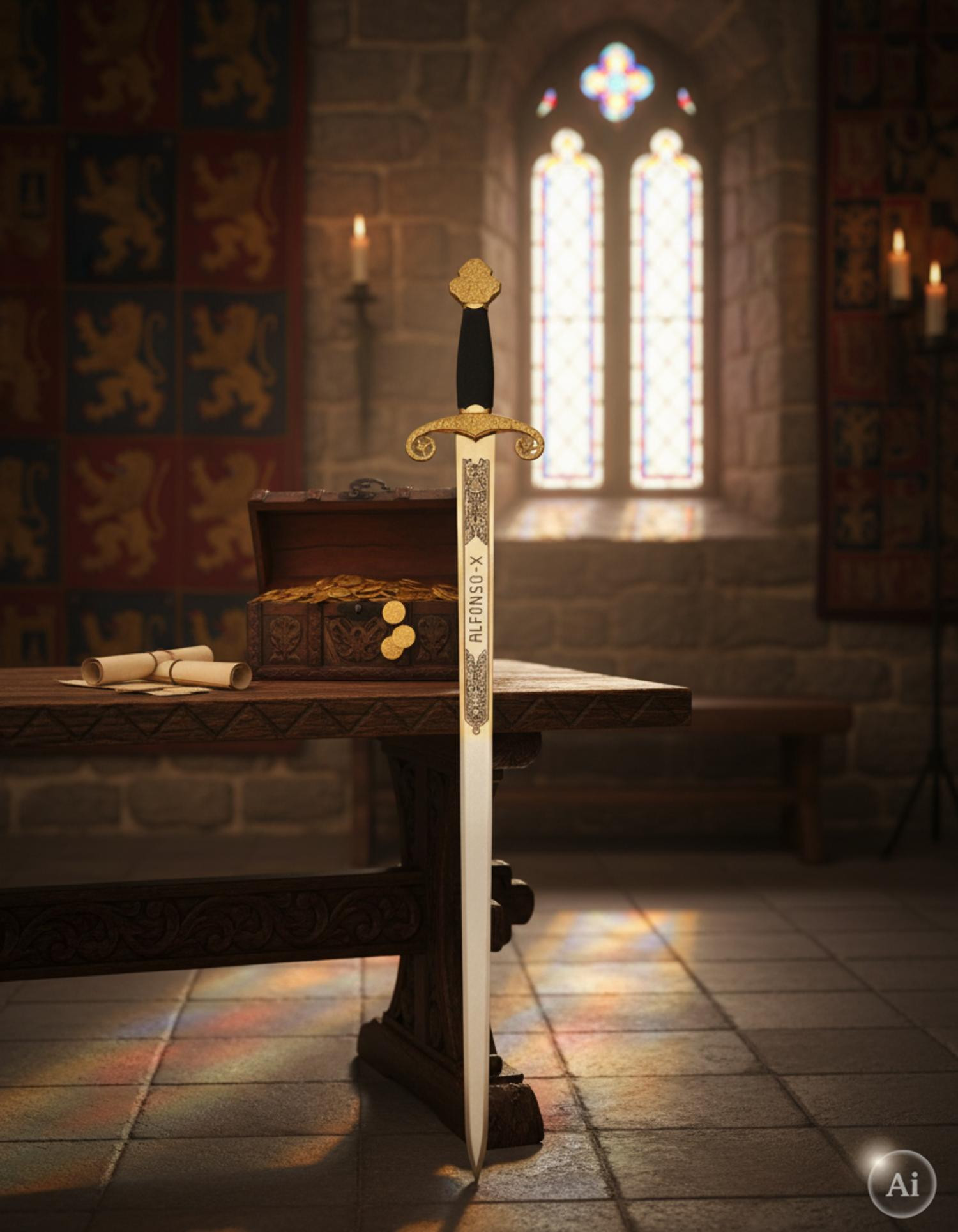?psc proxy image=1&product id=3741&image id=108237 - Alfonso X The Wise Sword: history, design, and faithful 13th-century replicas