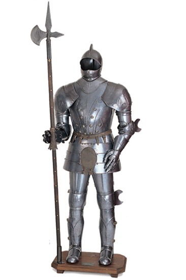 Armor with halberd, XV century