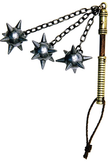 Mini mace 3 heads, medium handle