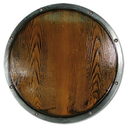 Functional latex viking shield