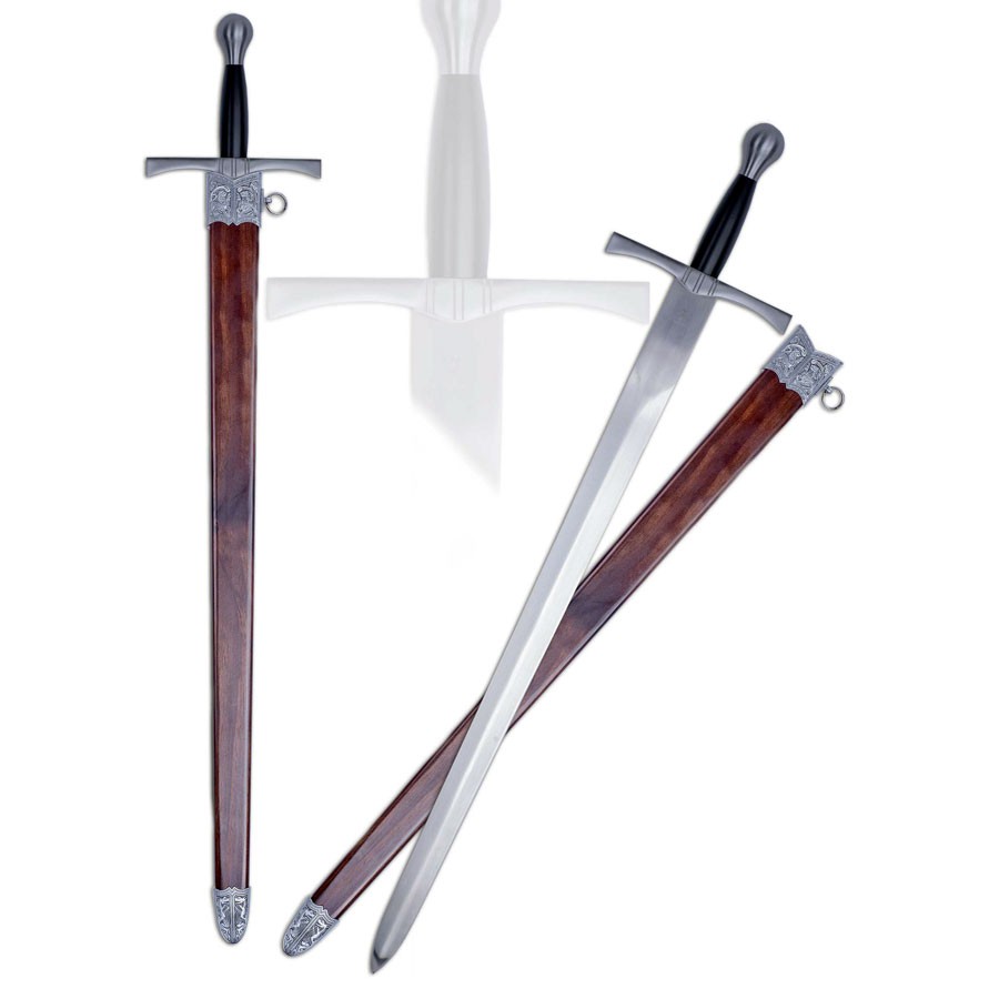 Medieval sword one hand with scabbard
