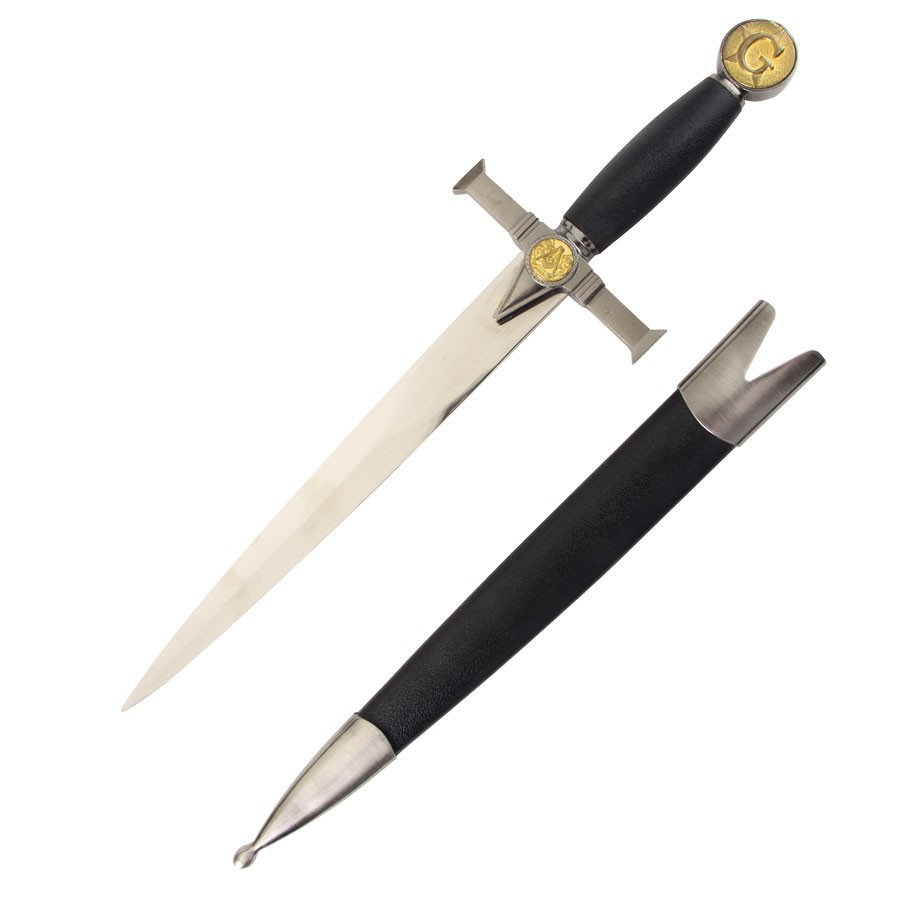 Masonic dagger with scabbard