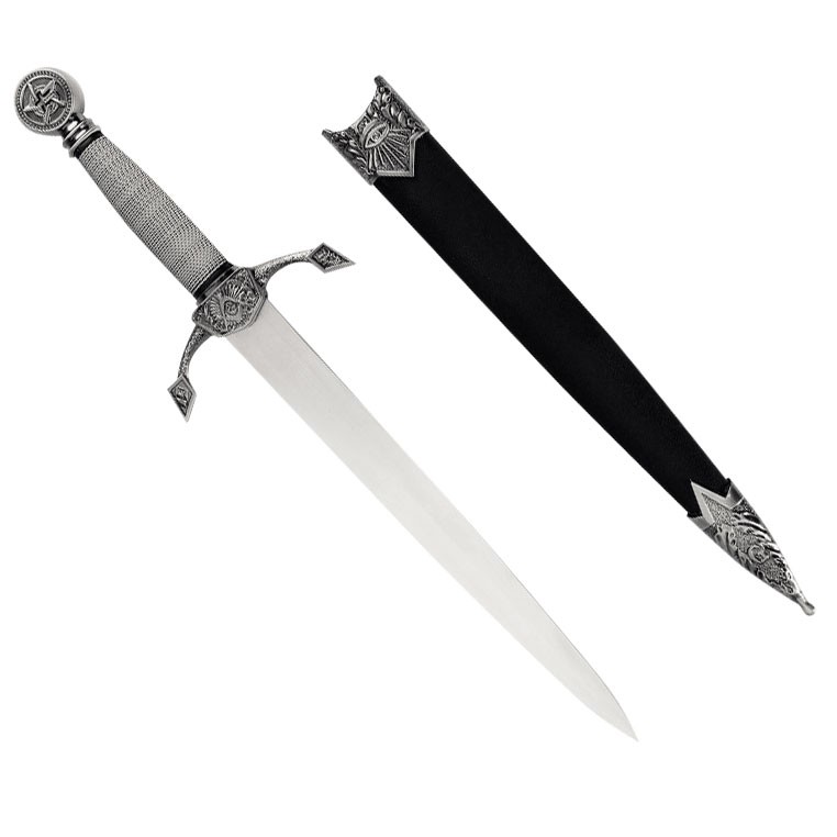 Masonic dagger with scabbard