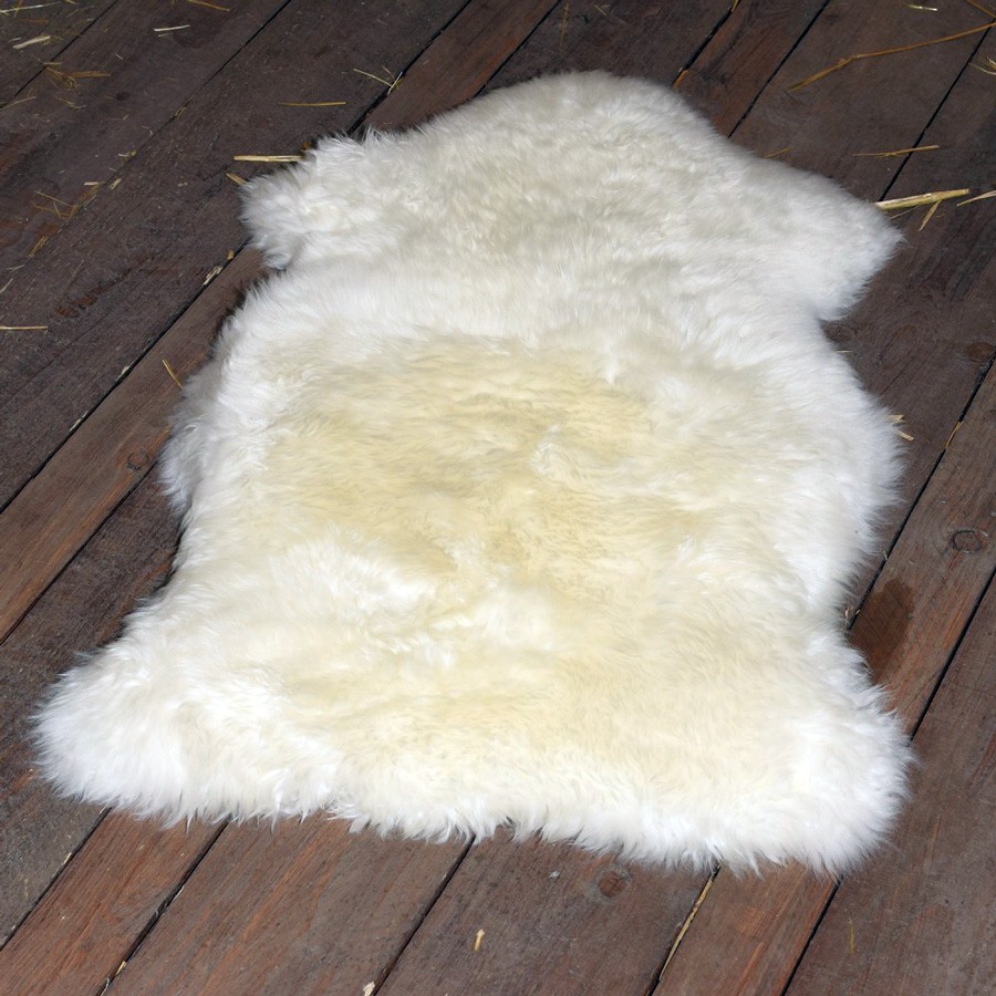 Lambskin, natural white