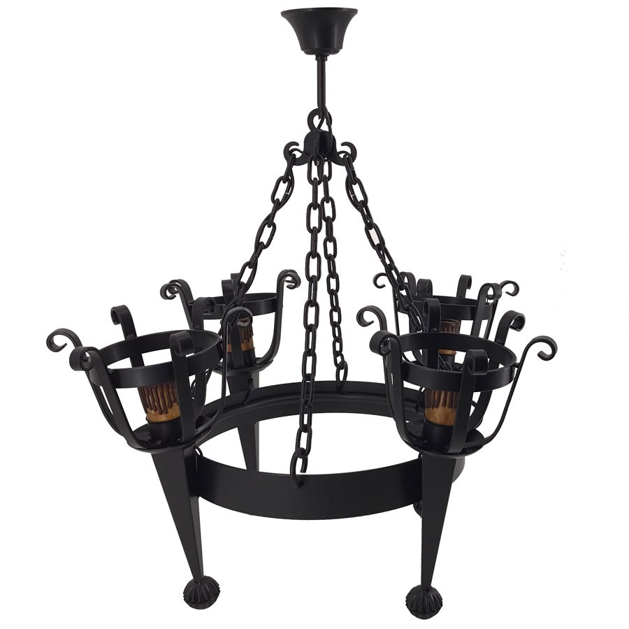 Lamp forge medieval torches