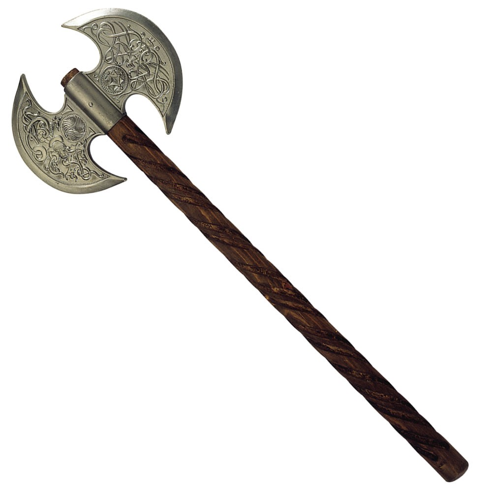 Viking double blade ax, 60 cms.