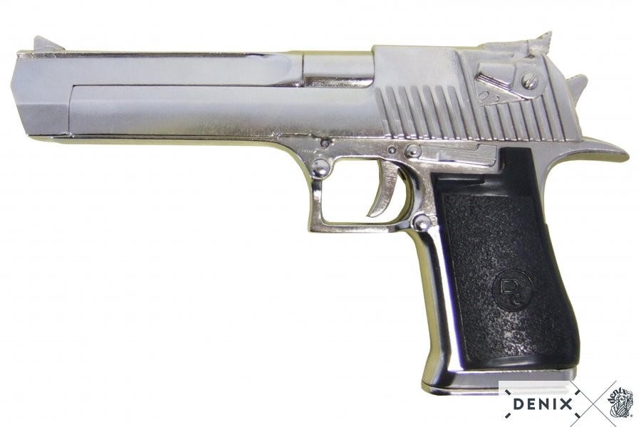 Nickel plated semi-automatic pistol USA, Israel 1982