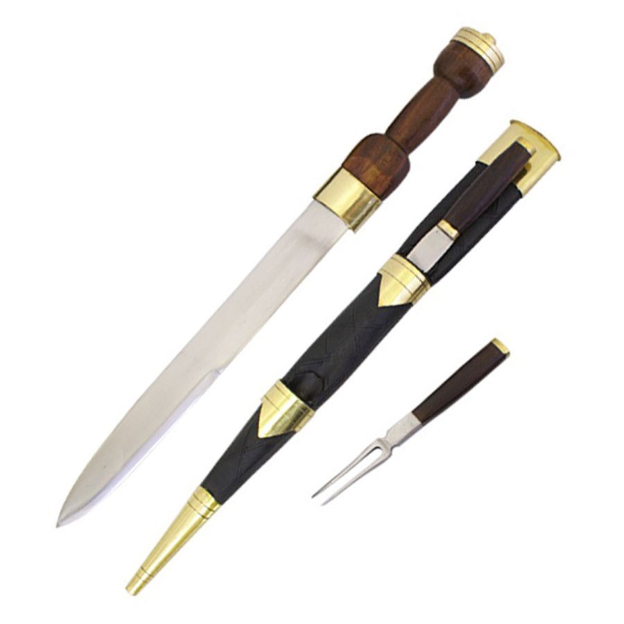 Scottish Dirk with fork and knife