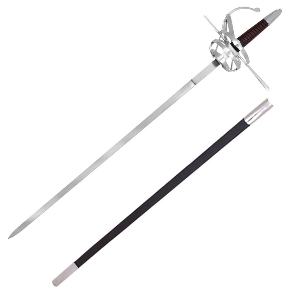 rapier sword with scabbard