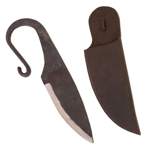 Viking knife, hand forged