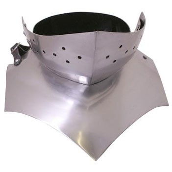 Adjustable 15th century Gothic gorget