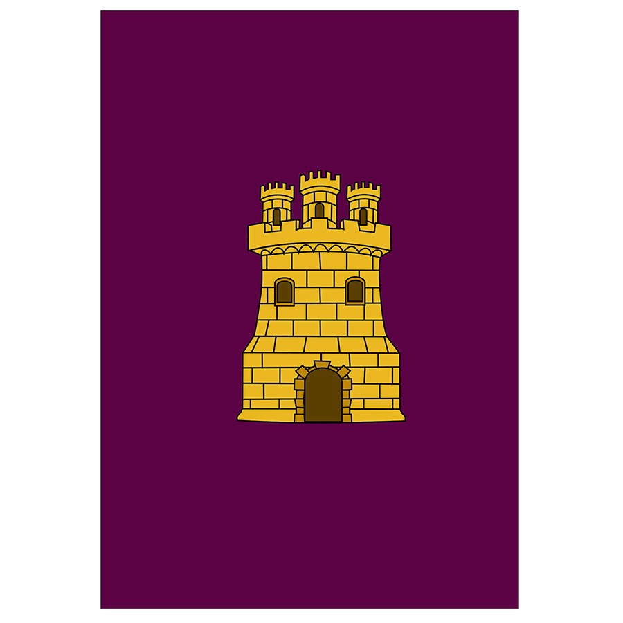 Medieval Castle outdoor banner (100x70 cms.)