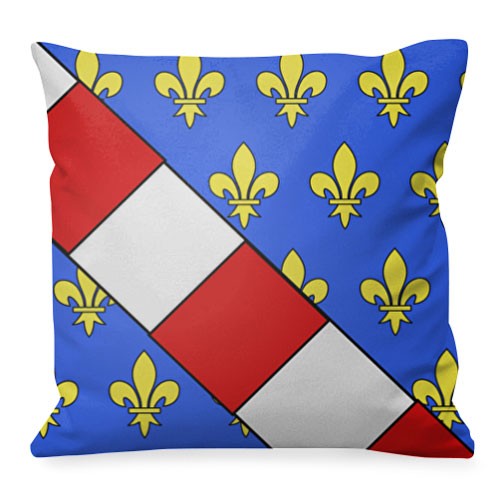 Medieval cushion Louis of France Shield