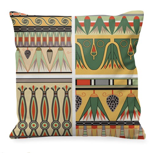 Cushion with Egyptian decoration