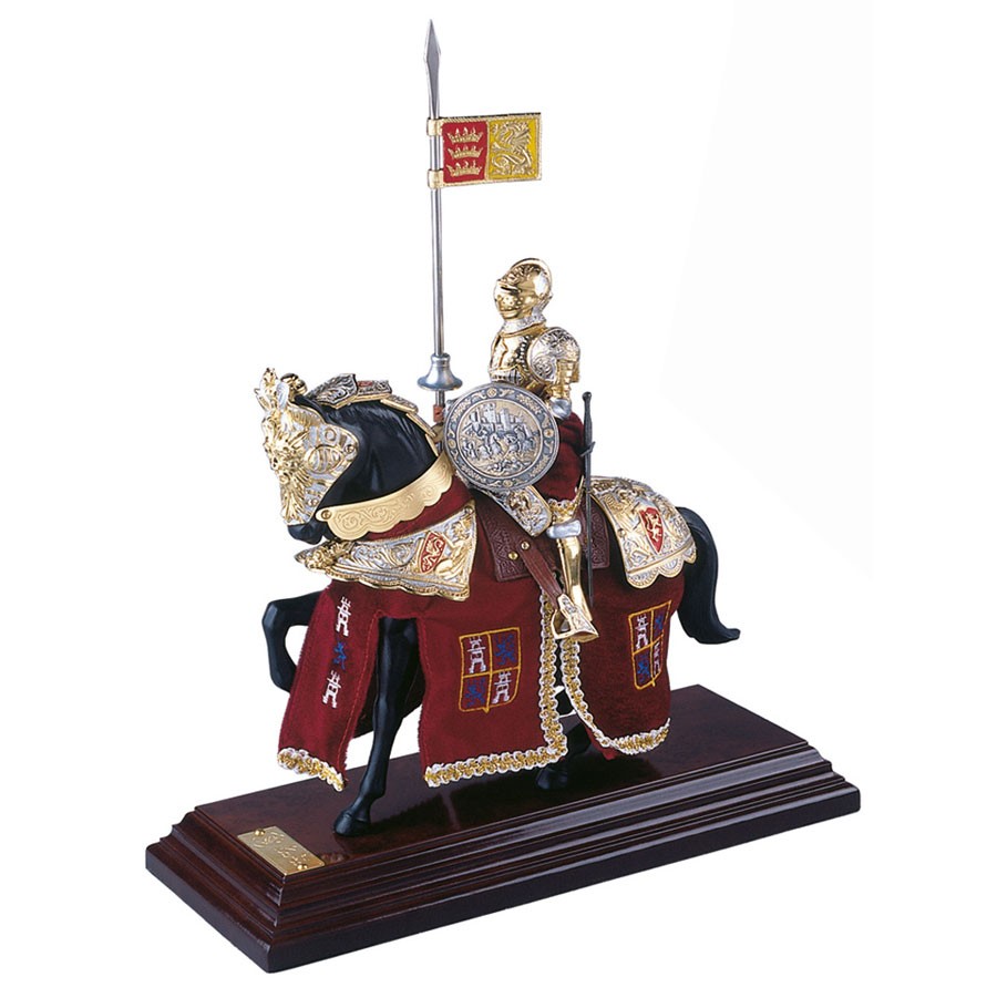 Knight Armor Spanish Helmet on Horseback (33 cms.)