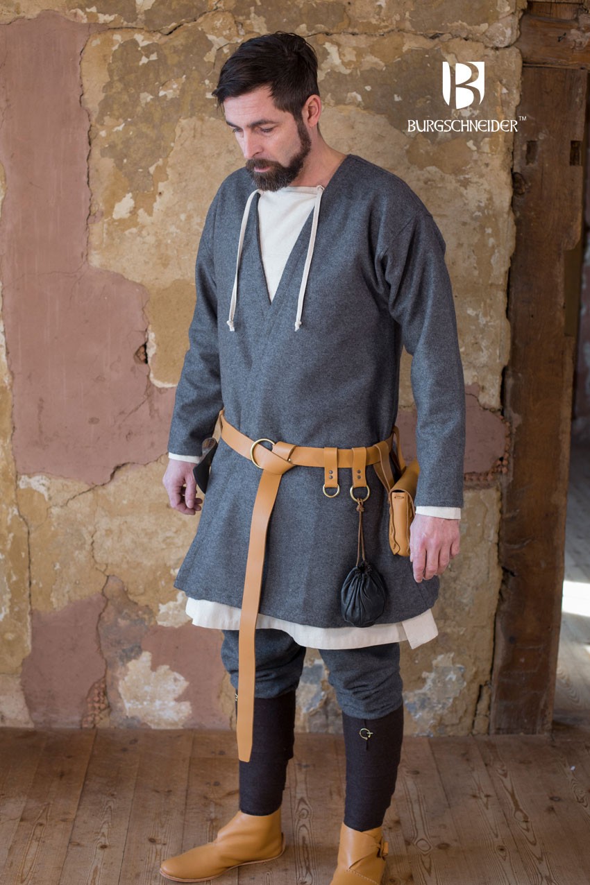 Medieval Tunic Loki gray long sleeve