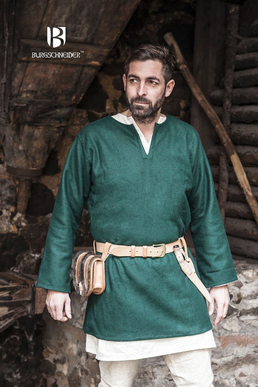 Medieval tunic Lodin, green