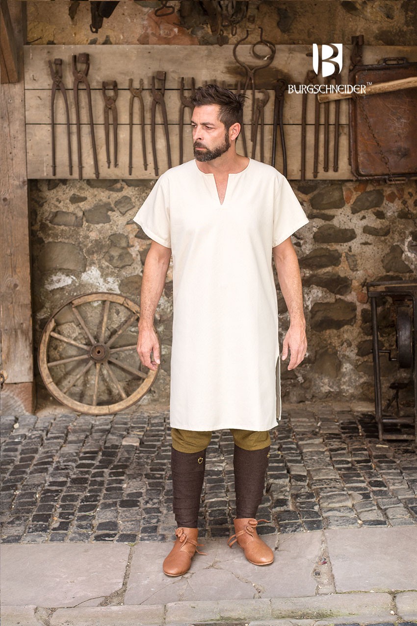 Snorri Medieval Tunic, Cream