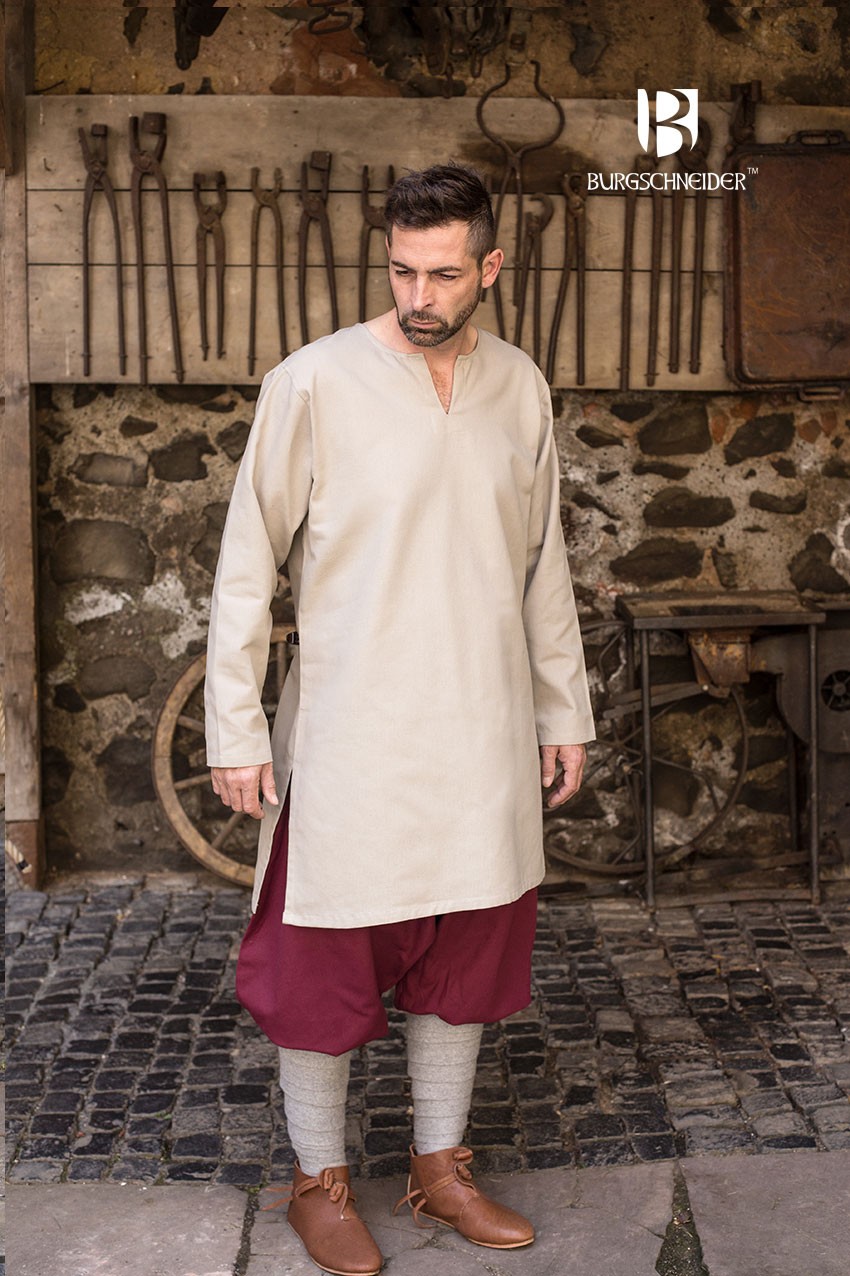 Medieval Tunic Leif, cream