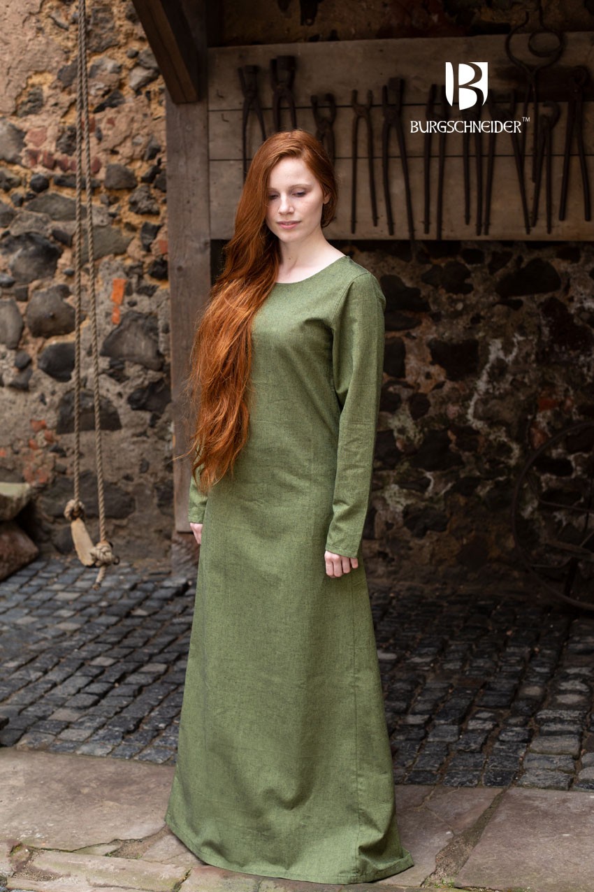 Medieval tunic Freya, green