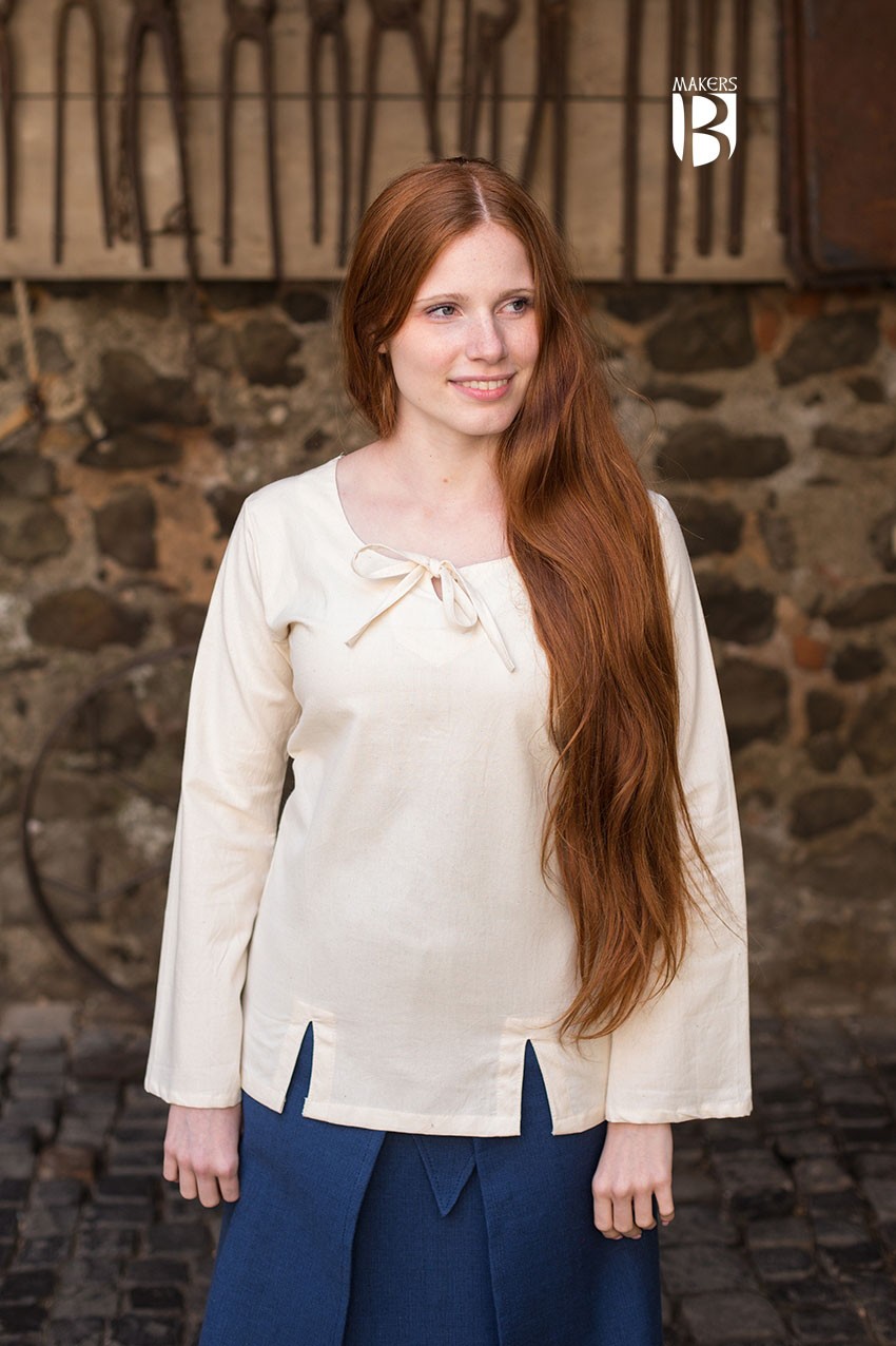 Lysia medieval blouse, natural