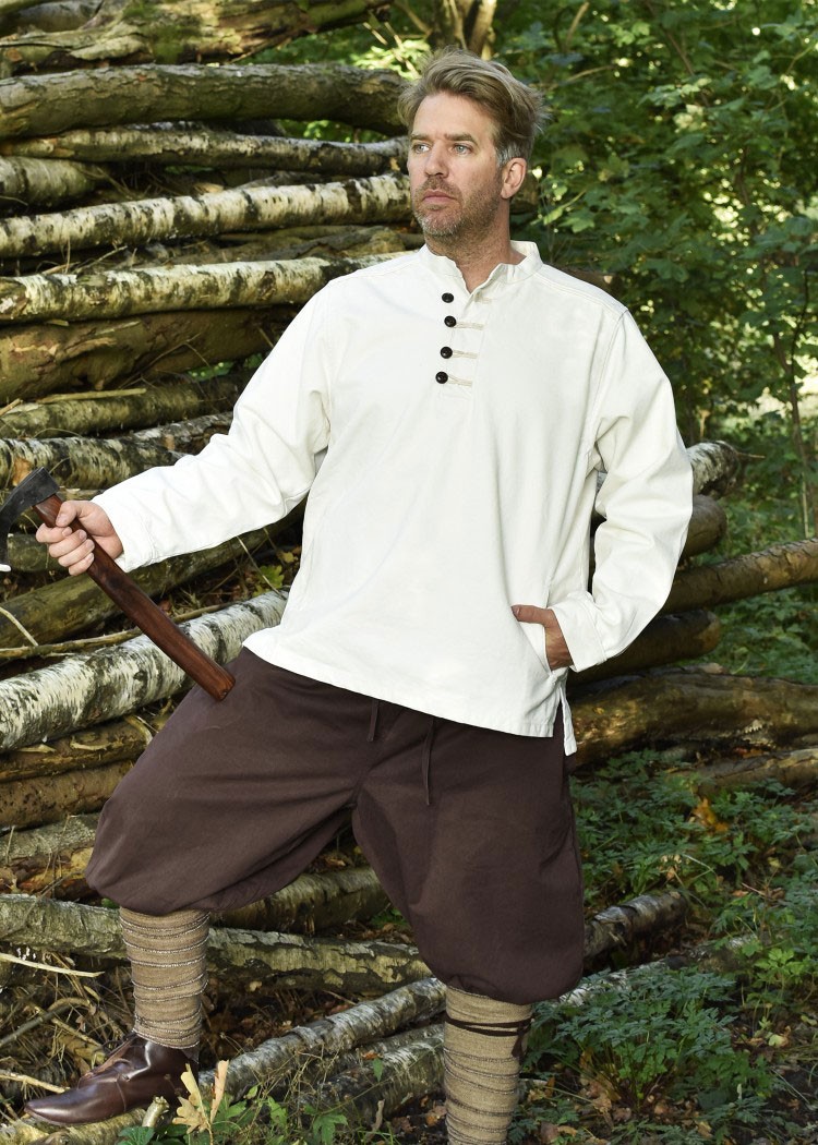 Peasant shirt with buttons