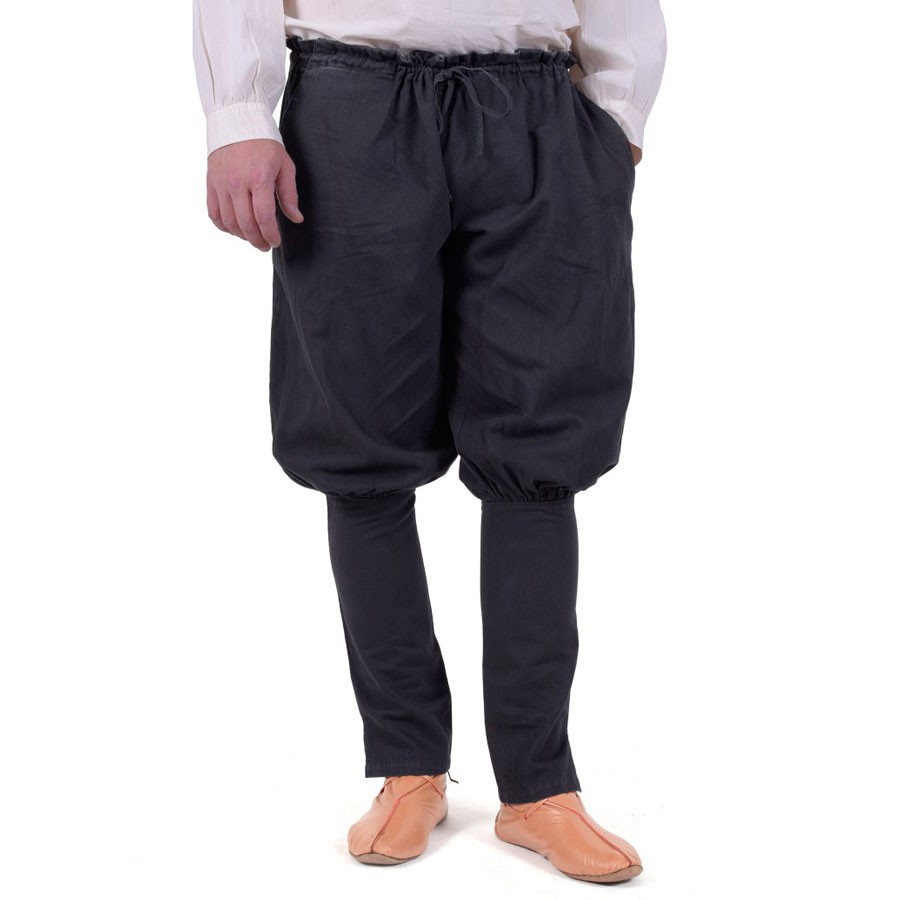 Viking pants Olaf, black