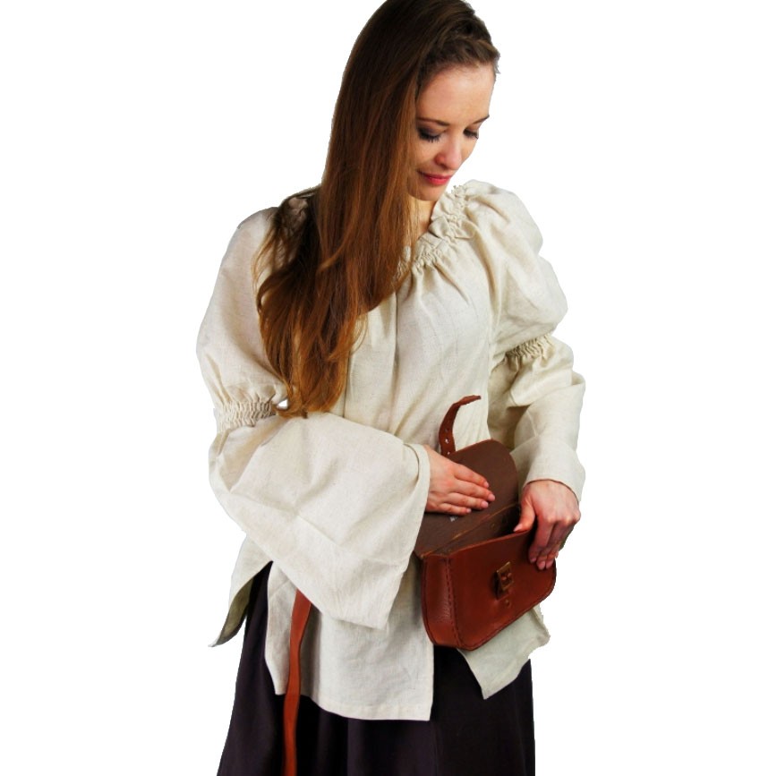 Classic medieval blouse, cream
