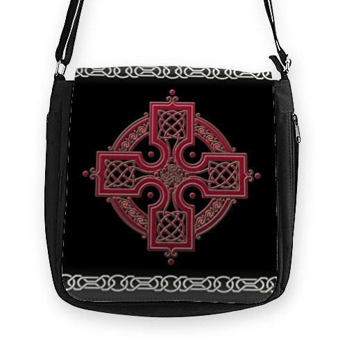 Celtic Trisqueta Black Bag (26x26 cms.)