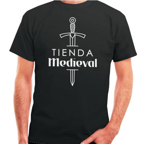 Black T-shirt Medieval-Shop