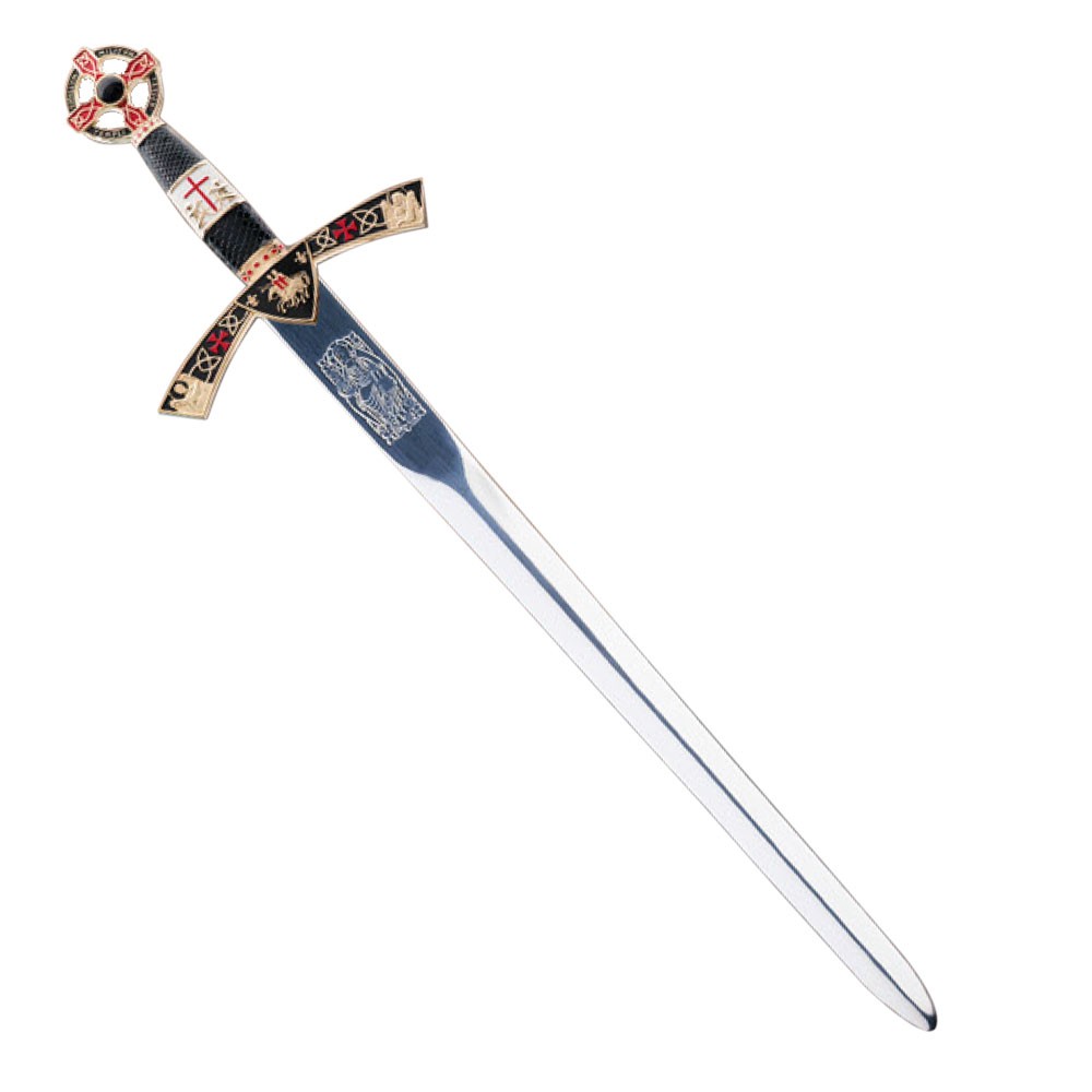 Decorated Templar Knight Mini-Sword