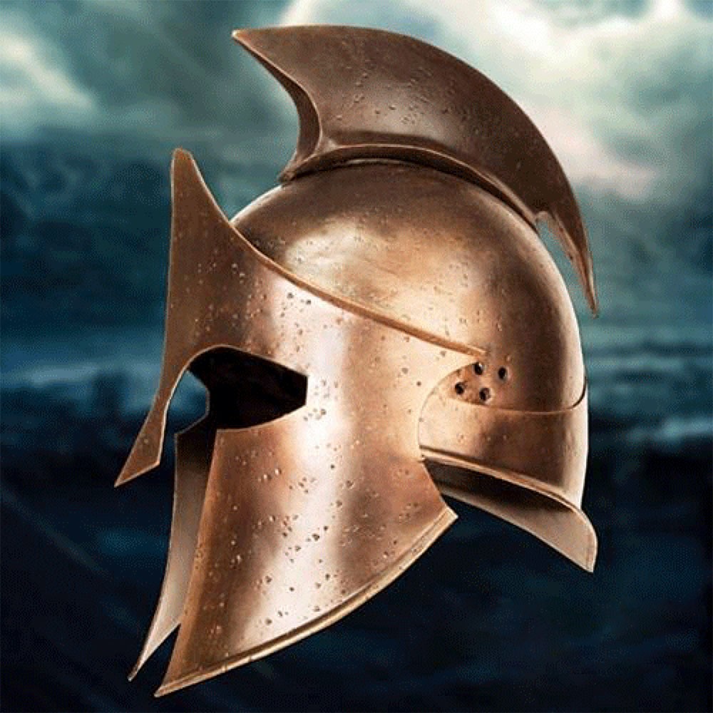 Greek soldier helmet