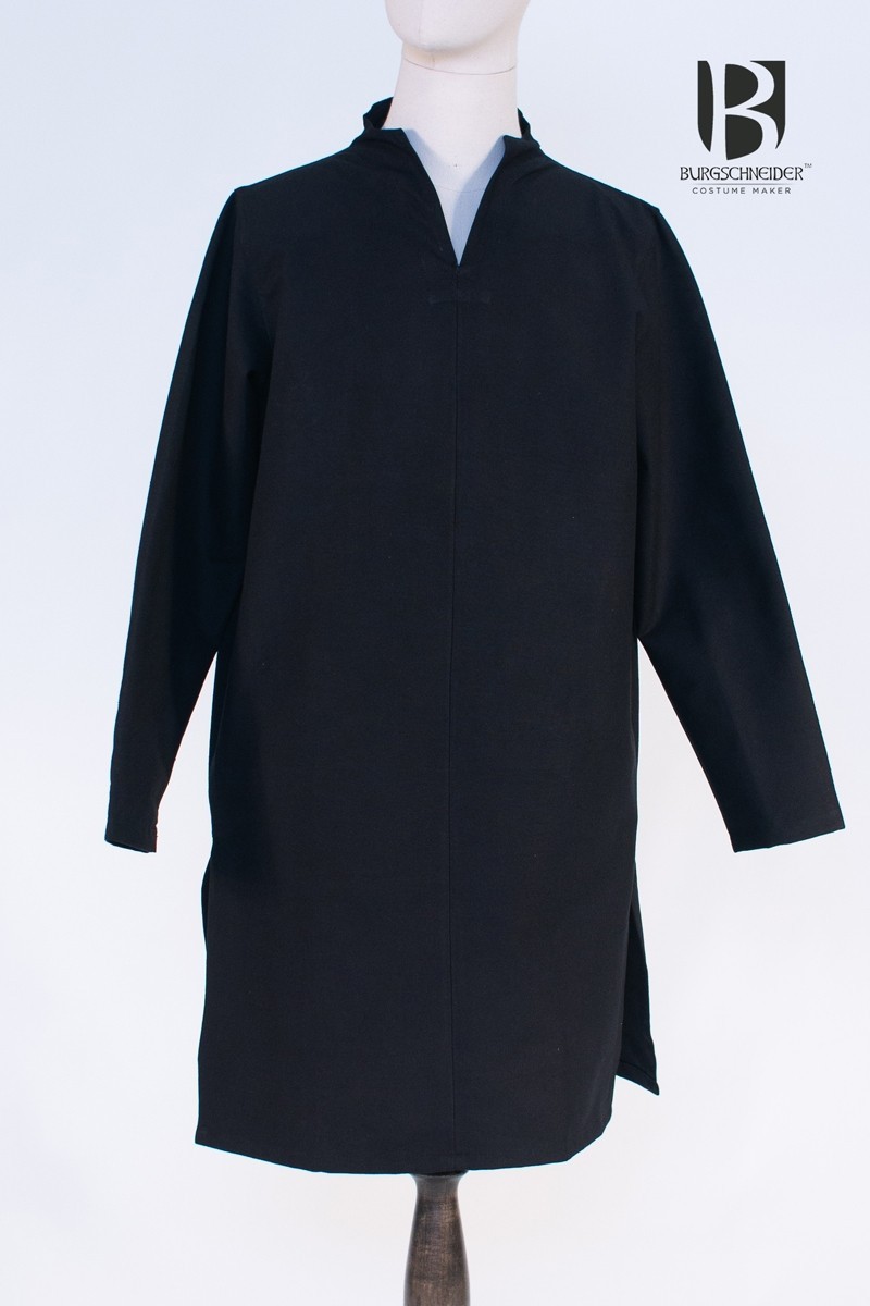 Ekwin short medieval tunic, black
