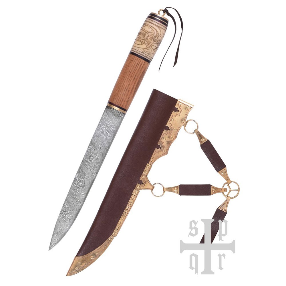 Viking Knife, Damascus Steel