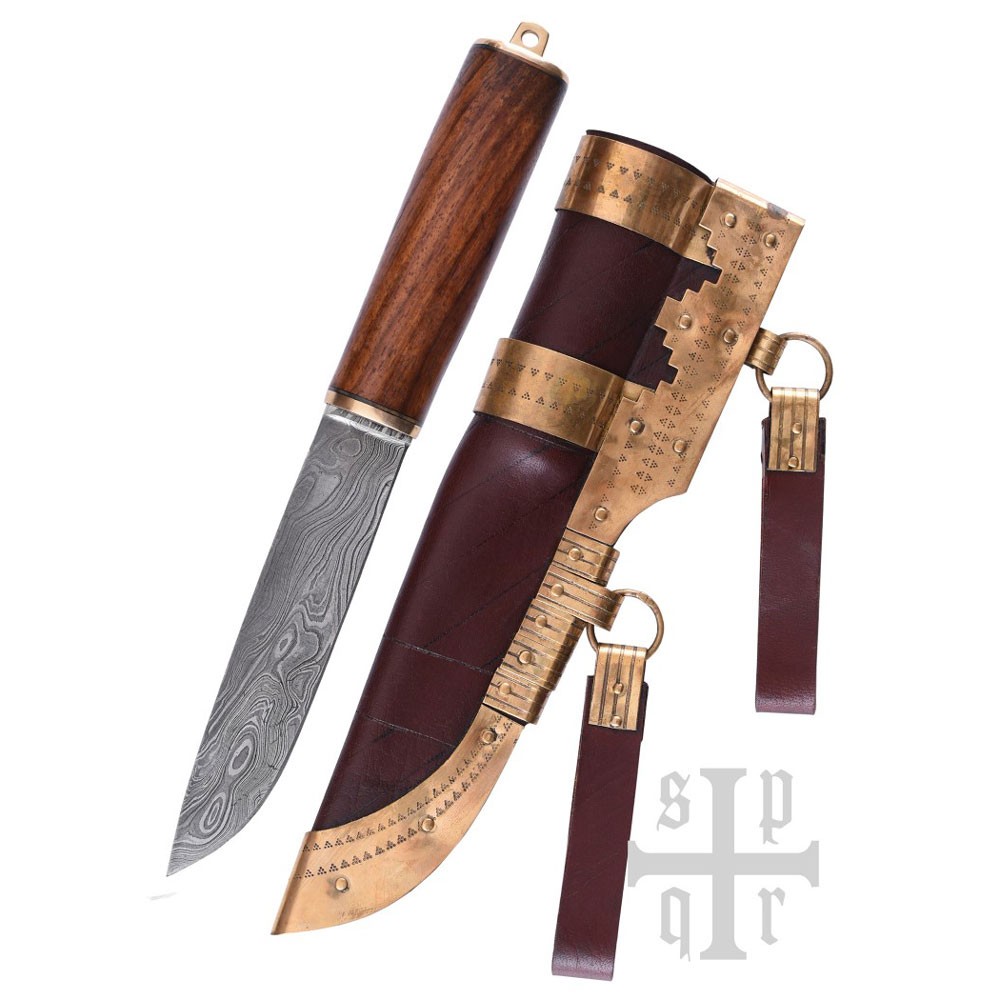 Viking Seax Damascene knife