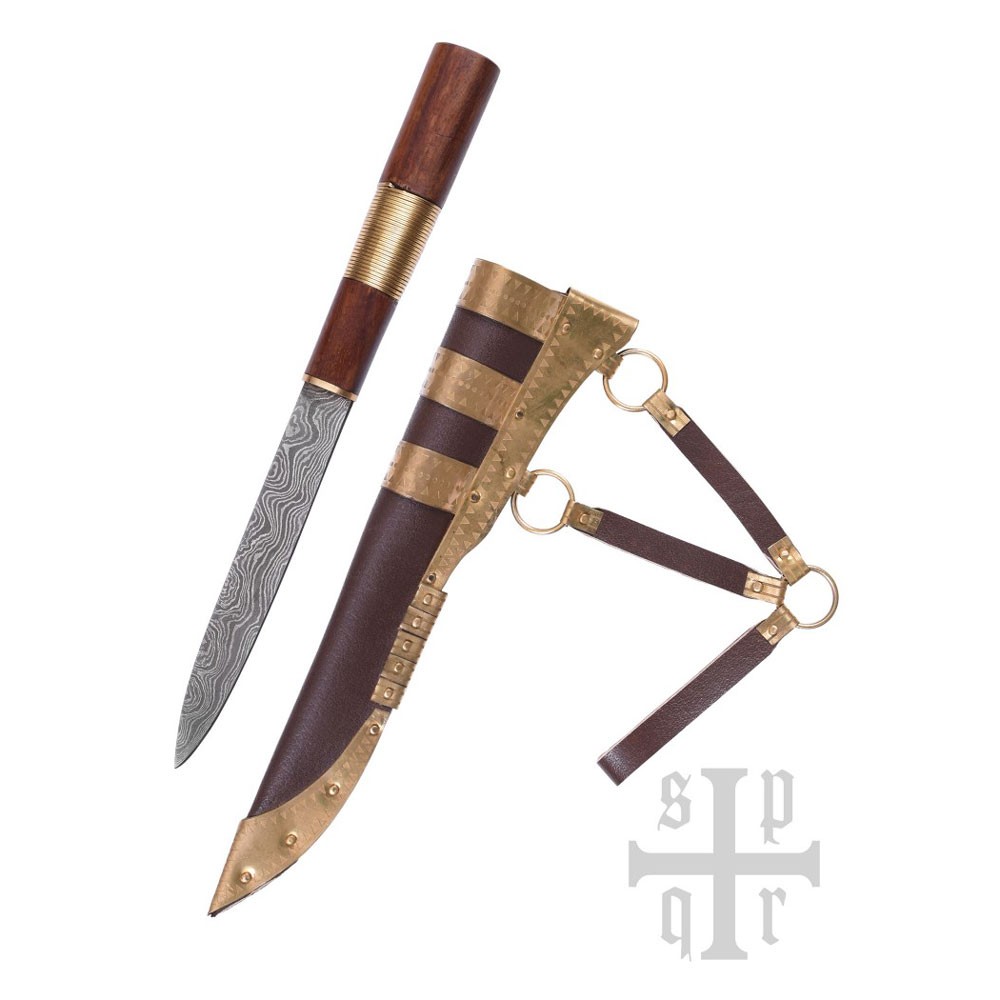Seax Damascene Knife