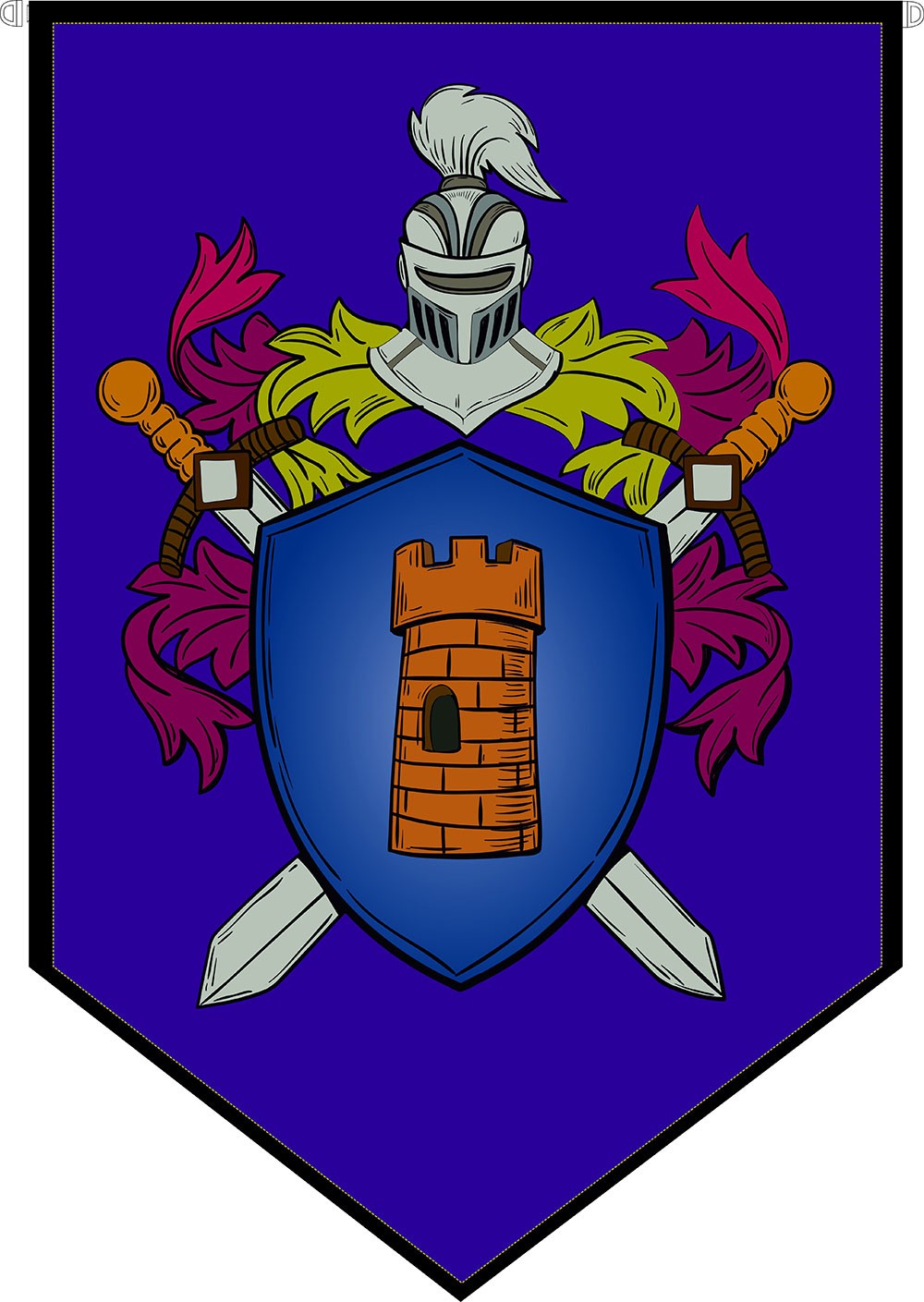 Medieval Banner Heraldic Shield