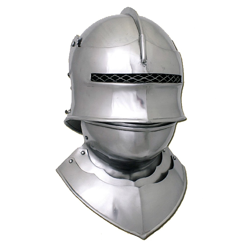 Gothic Sallet helmet with gorget